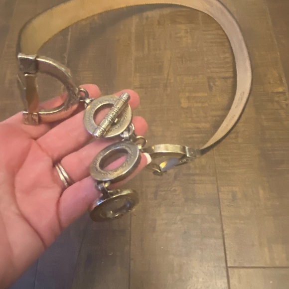 Brighton Black leather Adjustable Toggle belt - Picture 5 of 10